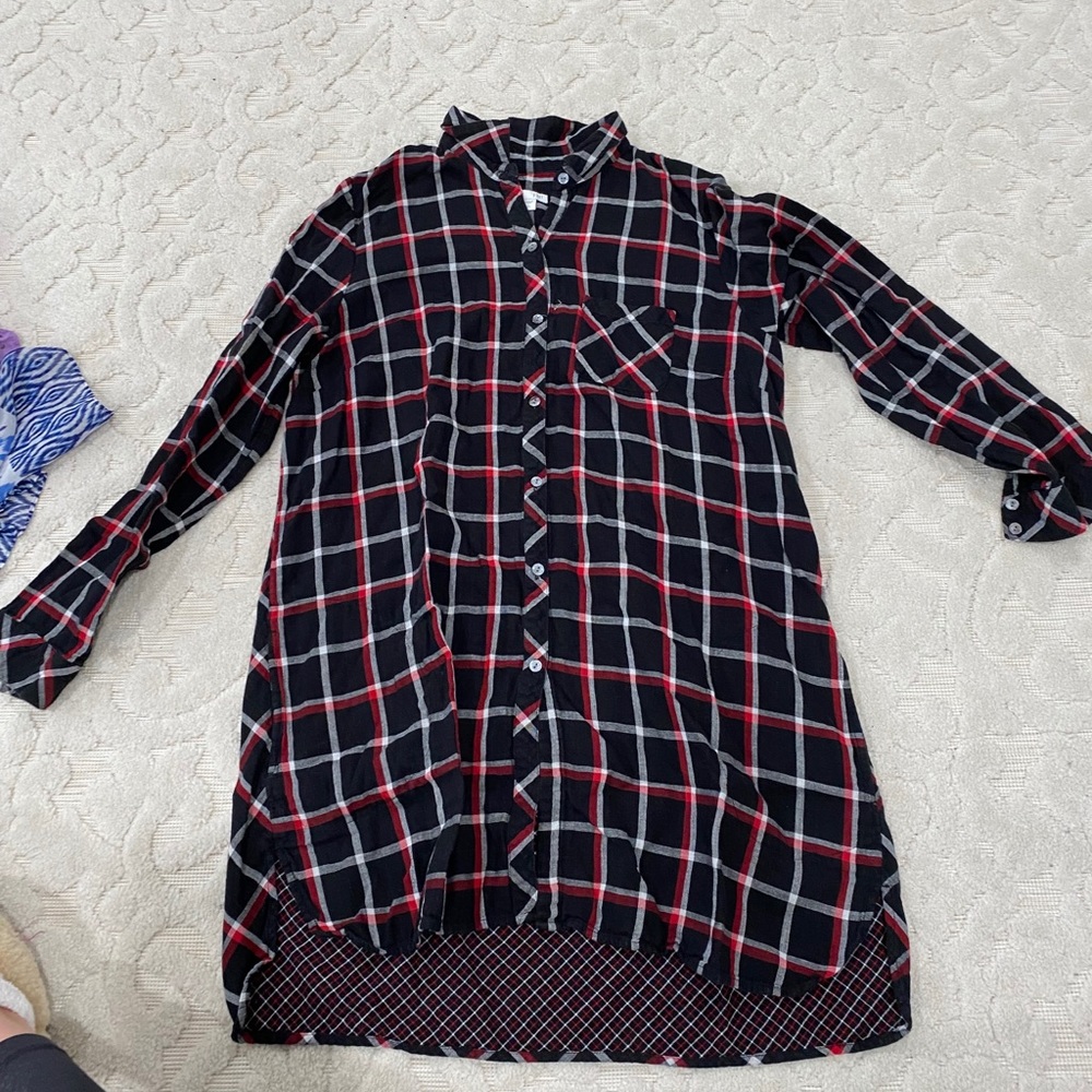 Flannel dress